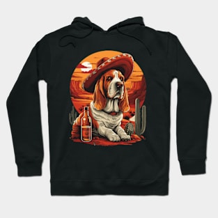 Basset Hound Dog Cinco De Mayo Hoodie